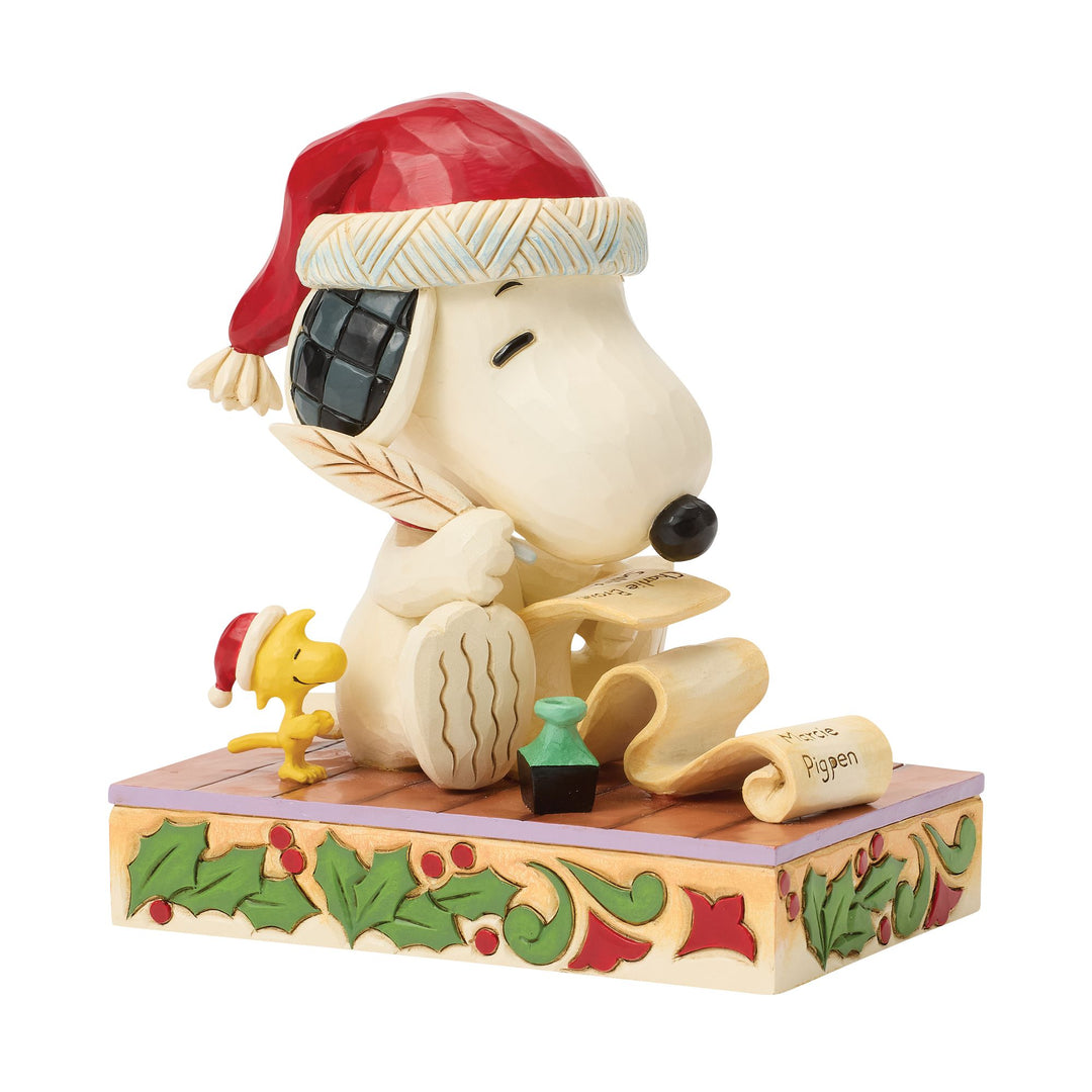 Dear Santa (Snoopy and Woodstock with List Figurine)
