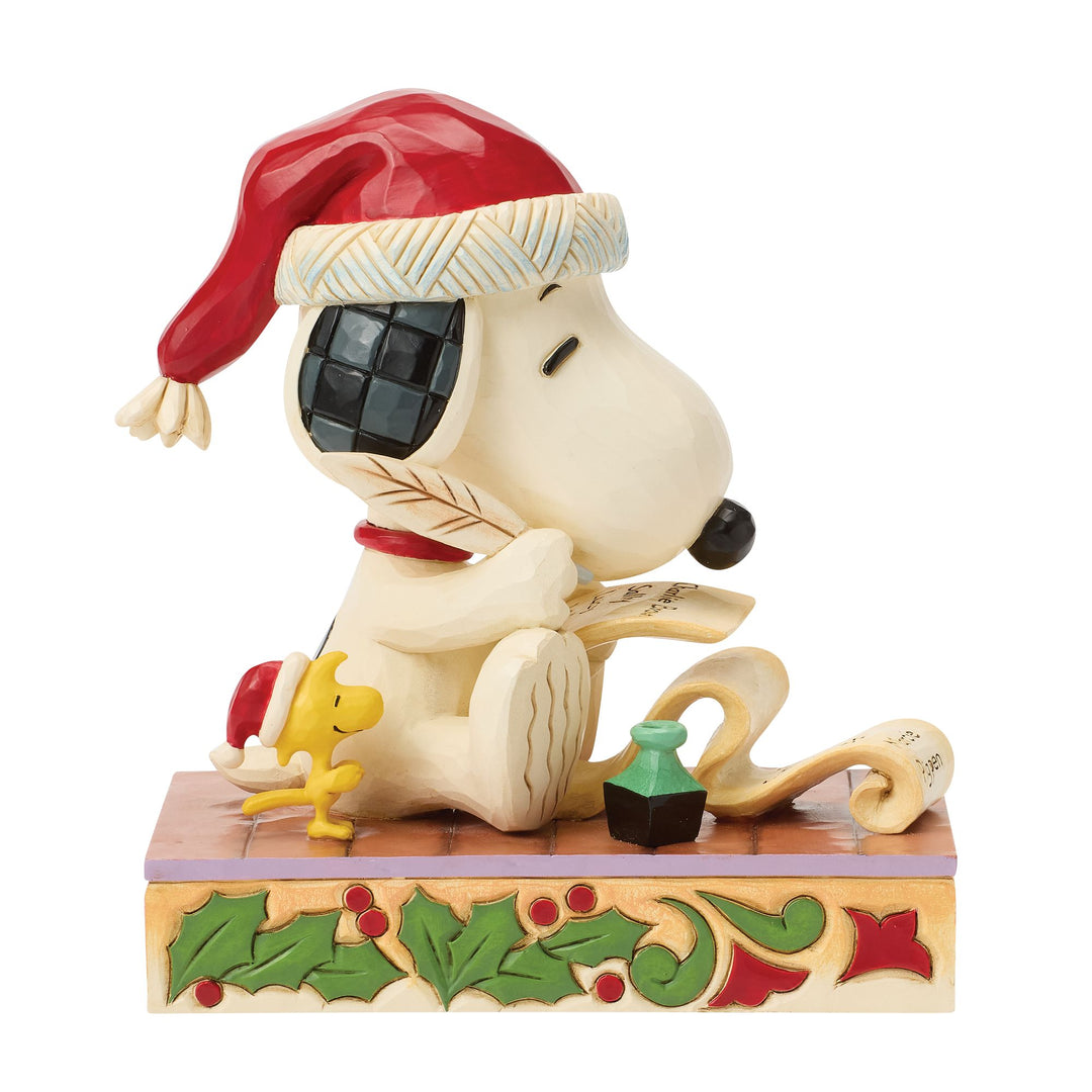 Dear Santa (Snoopy and Woodstock with List Figurine)