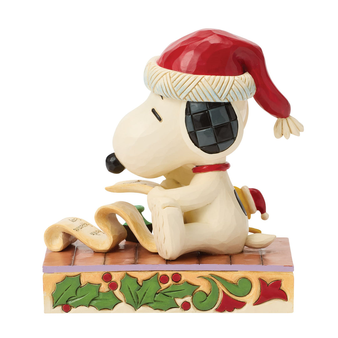 Dear Santa (Snoopy and Woodstock with List Figurine)