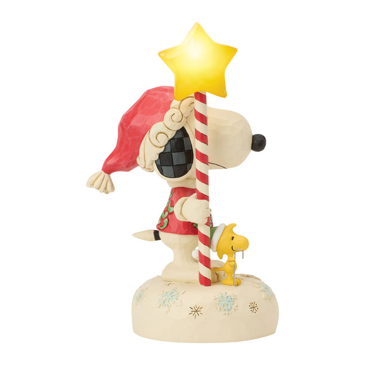Star Light; Star Bright (Snoopy with Light Up Star Staff Figurine)