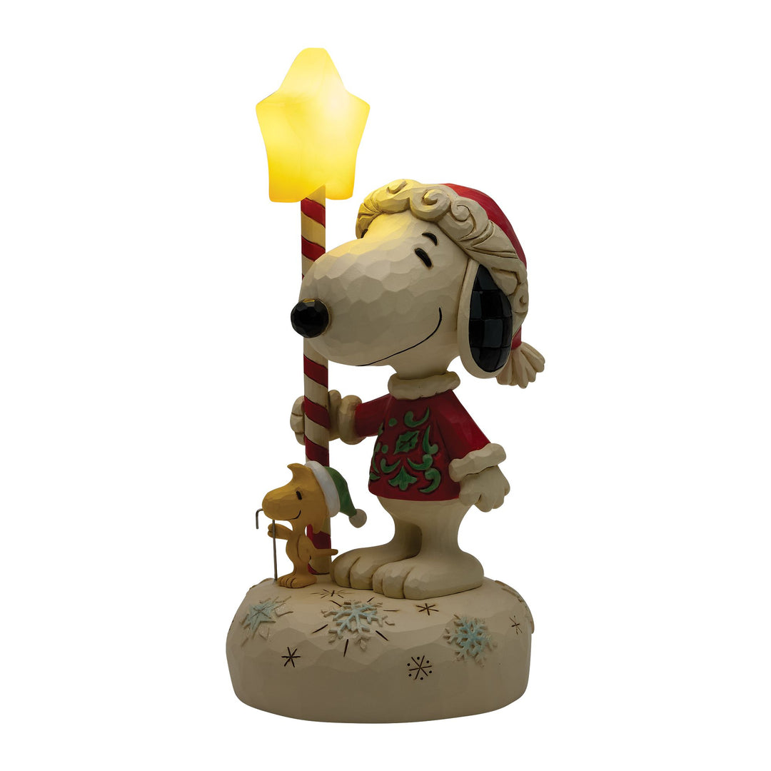 Star Light; Star Bright (Snoopy with Light Up Star Staff Figurine)