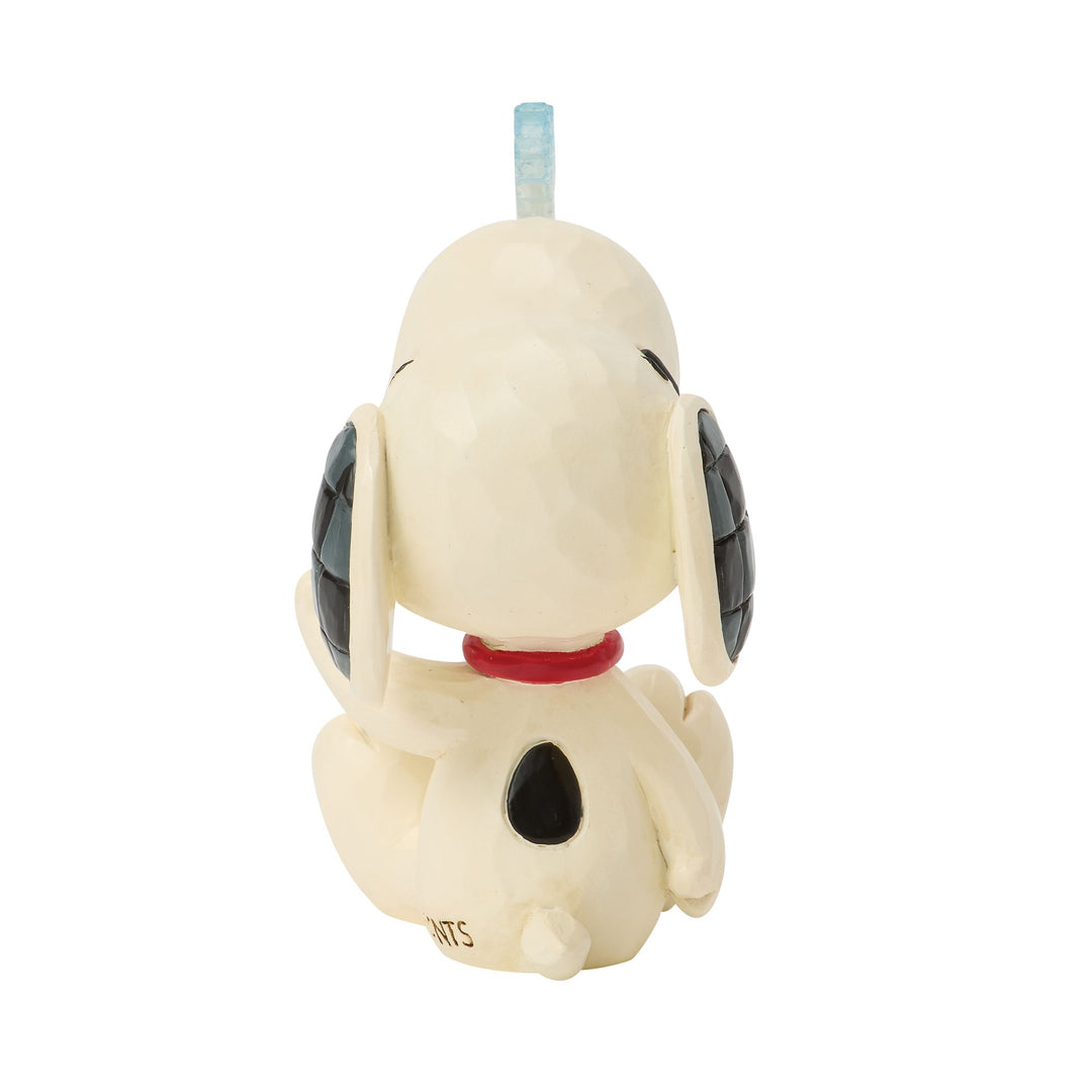 Snoopy with Snowflake on Nose Mini Figurine