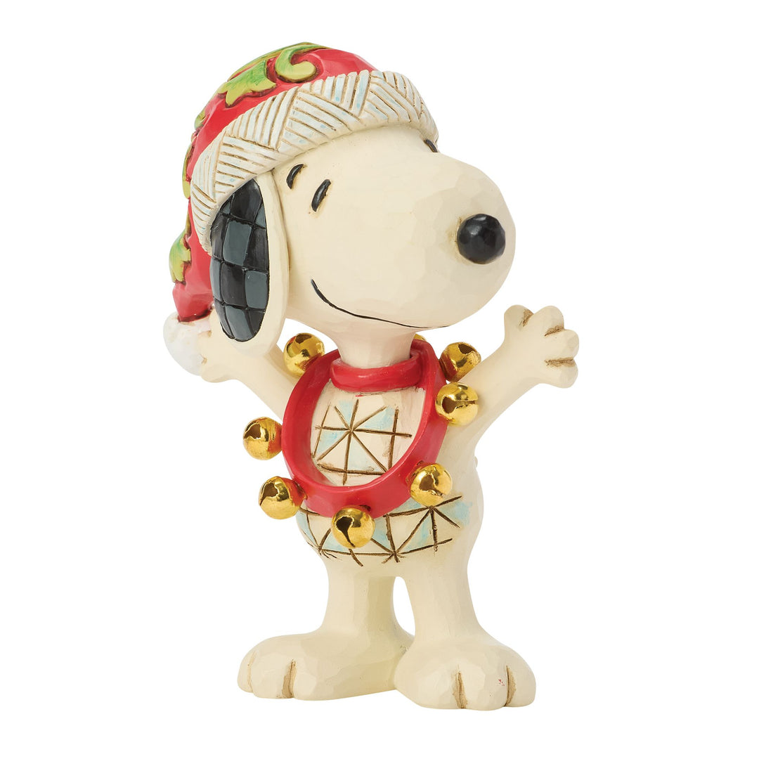 Snoopy with Bells Mini Figurine