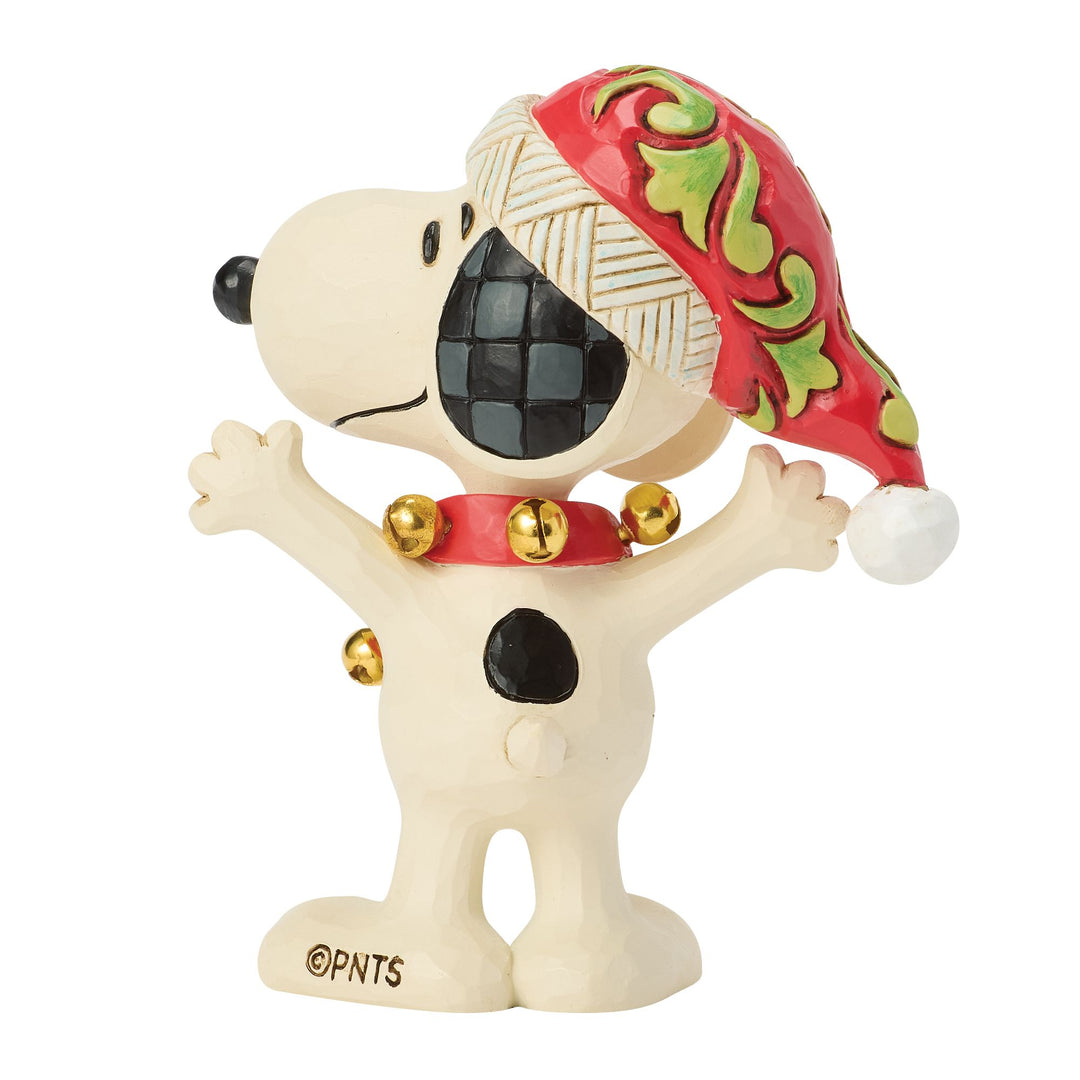 Snoopy with Bells Mini Figurine