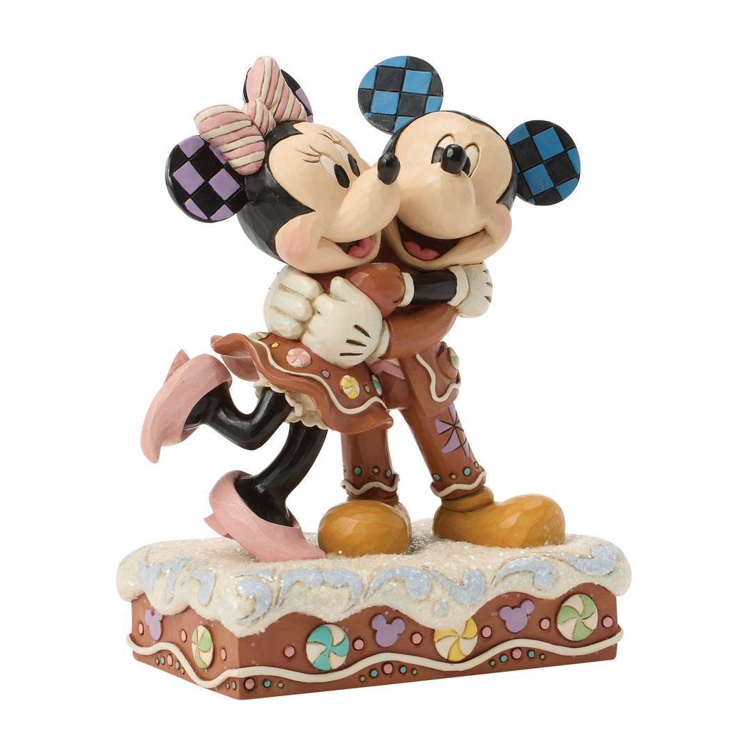 Sugarcoated Sweethearts (Mickey and Minnie Gingerbread  Figurine)