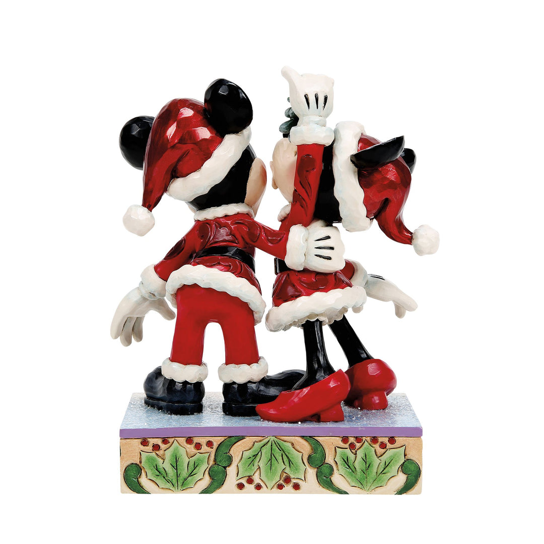 Mistletoe Moments (Mickey and Minnie Mistletoe Figurine)