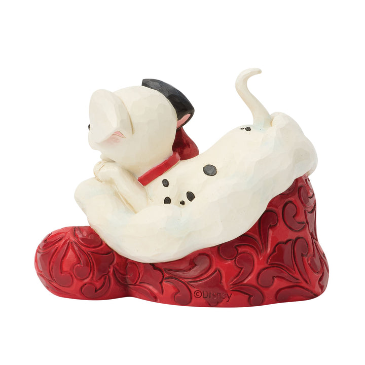 101 Dalmation Santa Hat Figurine