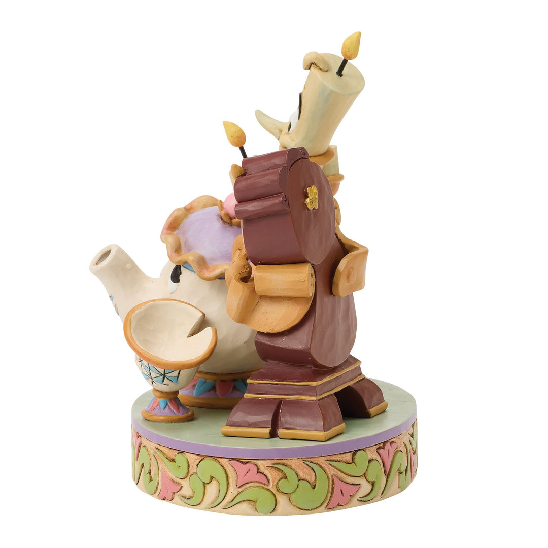 Heart of the Castle (Lumiere, Mrs Potts, Cogsworth and Chip Figurine)