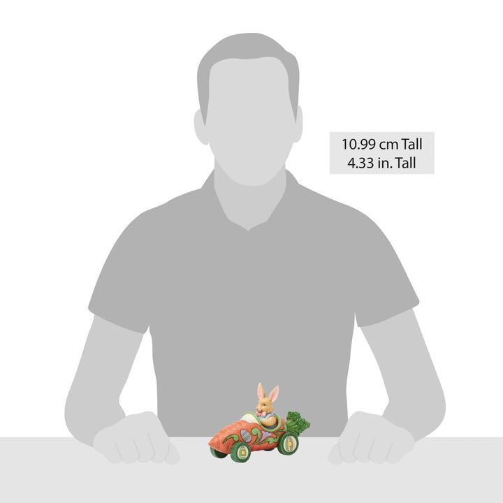 Bunnies on Parade Carrot Car Figurine - "Carrot Cruiser"