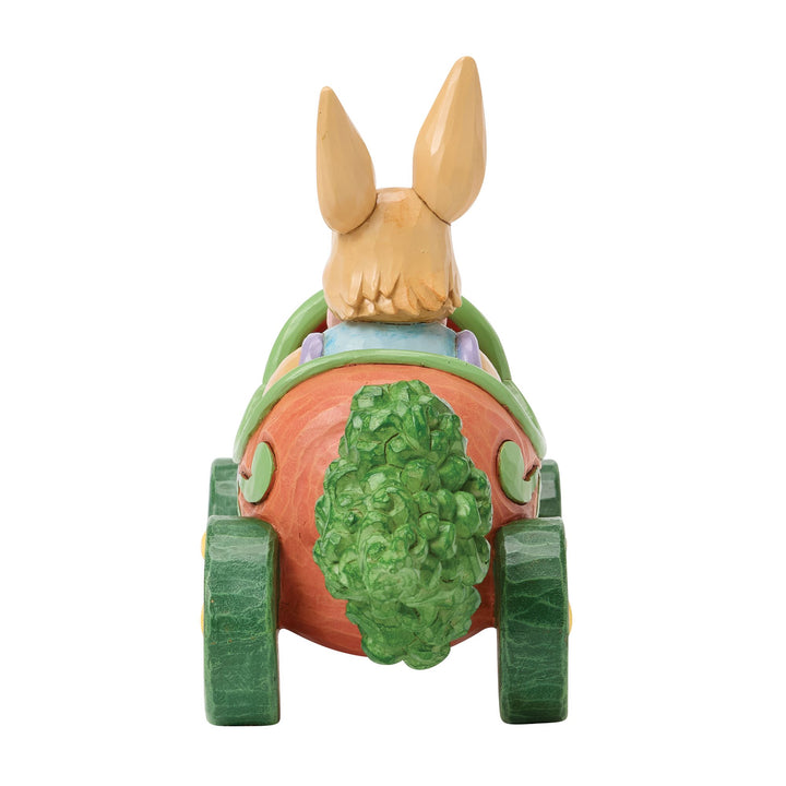 Bunnies on Parade Carrot Car Figurine - "Carrot Cruiser"