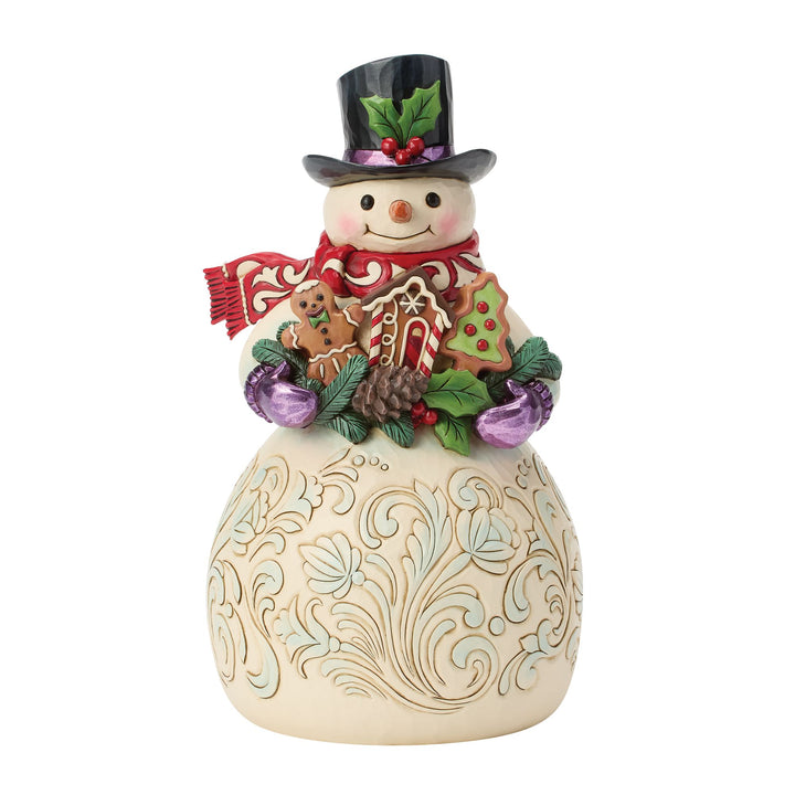 Sweet Bites (Snowman with Gingerbread Cookies)