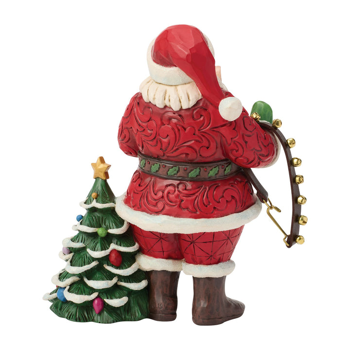 Santa Reading Wish List Figurine