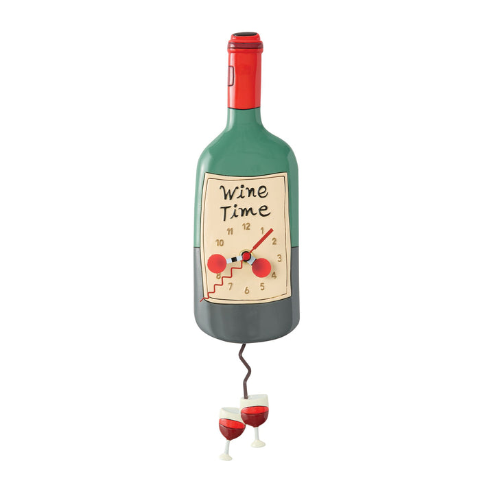 Time for Wine Wall Clock by Allen Designs