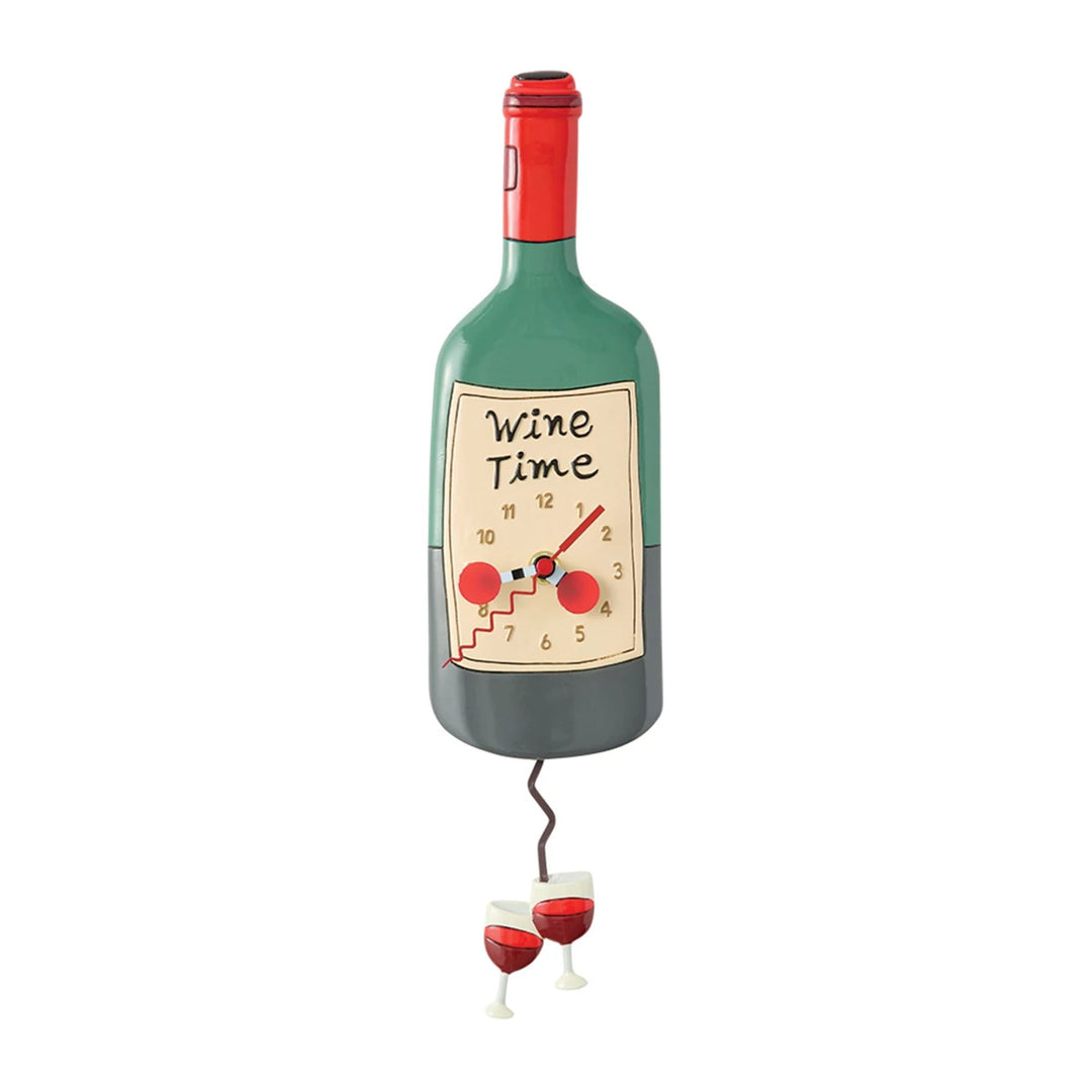 Time for Wine Wall Clock by Allen Designs
