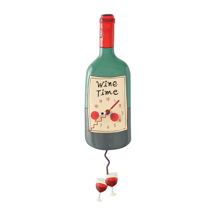 Time for Wine Wall Clock by Allen Designs
