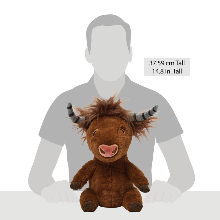 Clover the Highland Cow Large Plush by Allen Designs