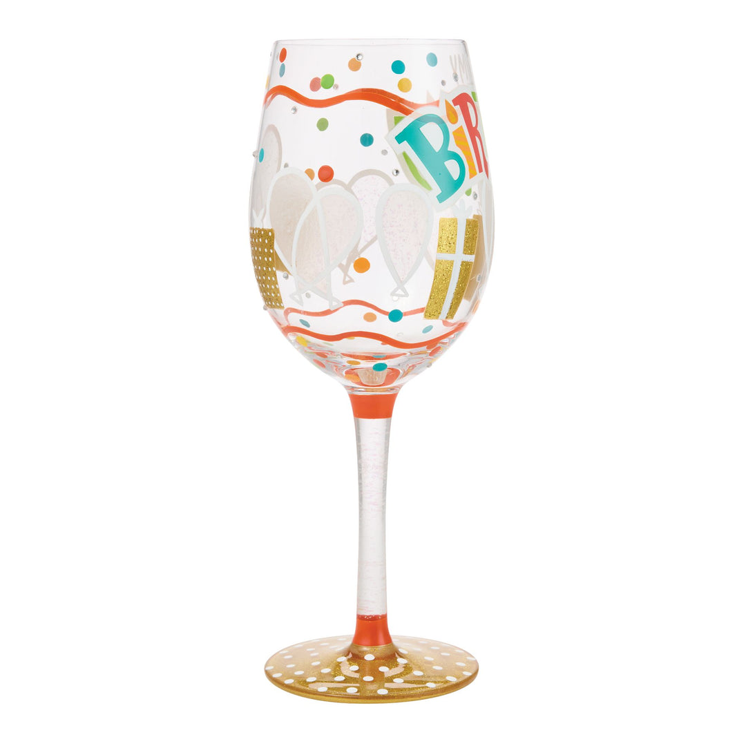 It's My Birthday Wine Glass