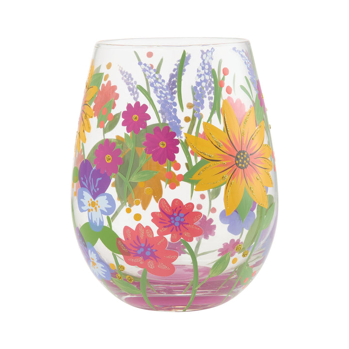 Wine in the Garden Stemless Glass