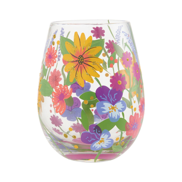 Wine in the Garden Stemless Glass