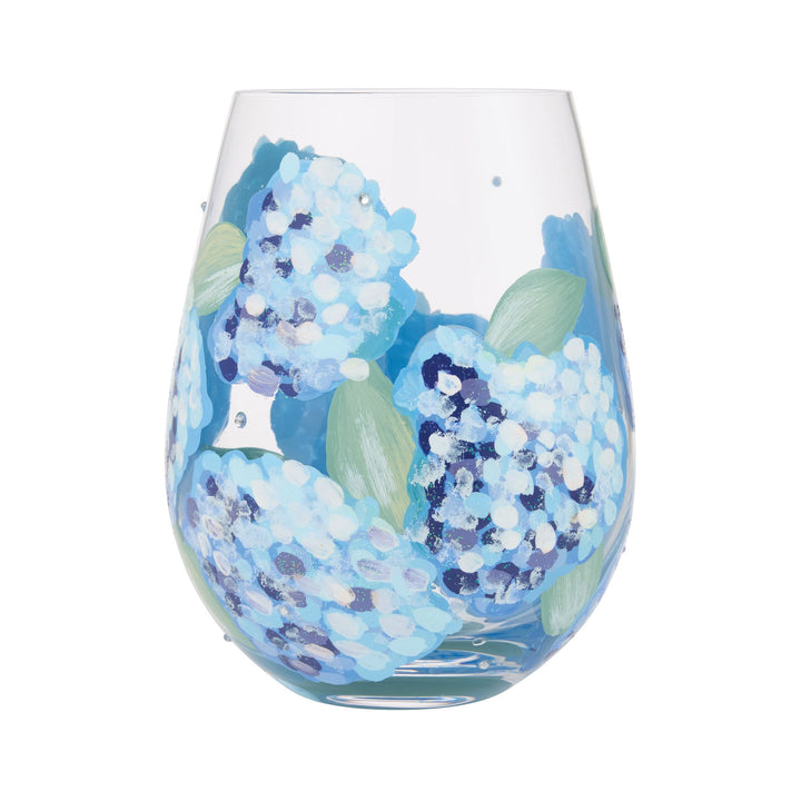 Hydrangea Stemless Glass