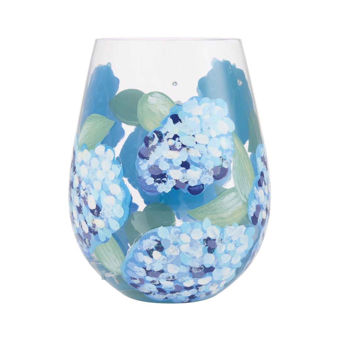 Hydrangea Stemless Glass