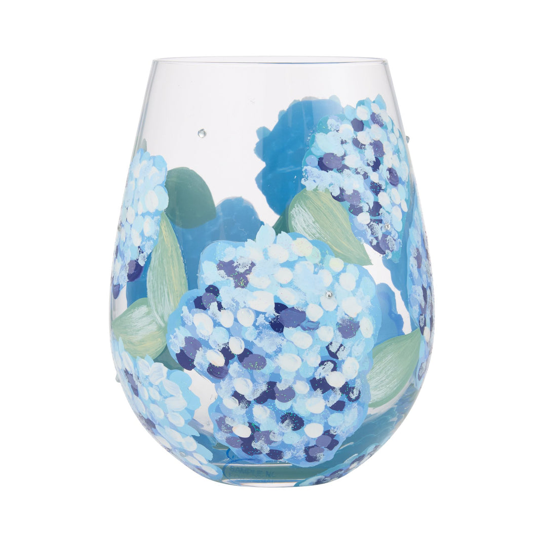 Hydrangea Stemless Glass