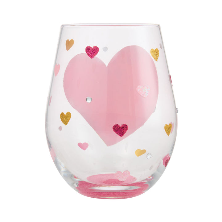 Jewels of the Heart Stemless Glass