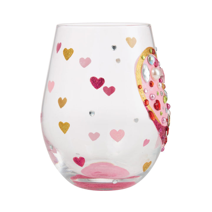 Jewels of the Heart Stemless Glass