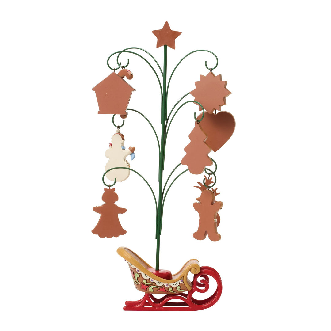 Tree of Treasures (Gingerbread Tree with Cookie Hanging Ornaments)