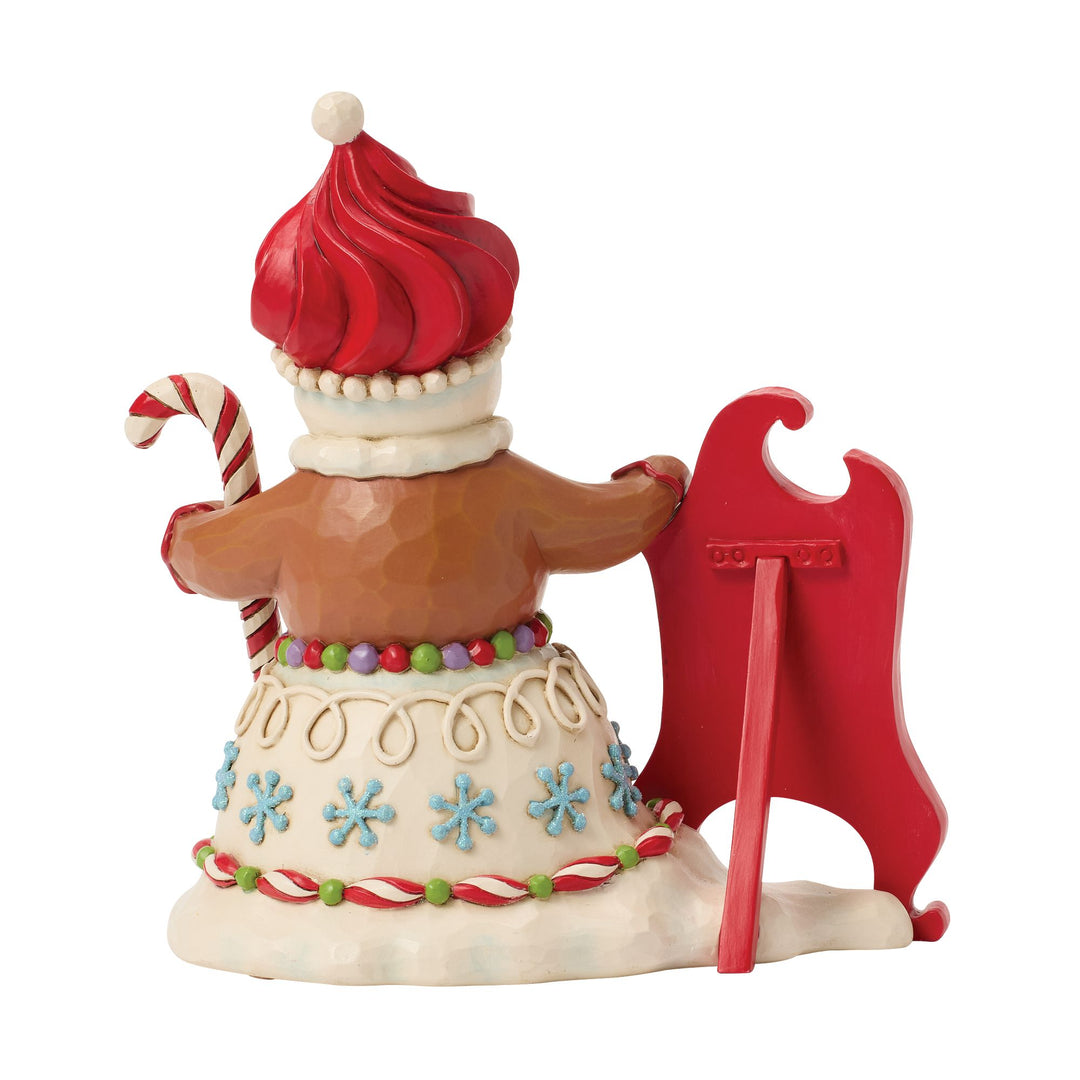 Time for a Sweet Treat! (Gingerbread Snowman with Sign)