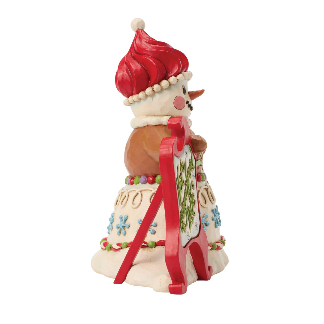 Time for a Sweet Treat! (Gingerbread Snowman with Sign)