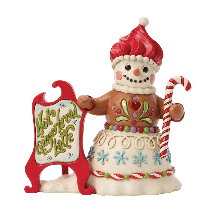 Time for a Sweet Treat! (Gingerbread Snowman with Sign)