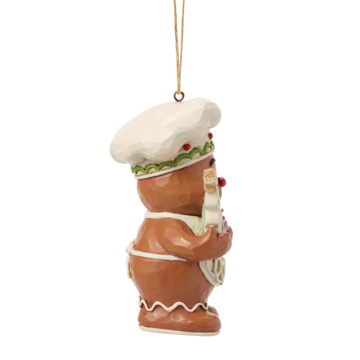 Gingerbread Jolly Character with Cookies Hanging Ornament