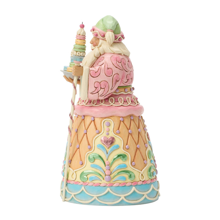 Santa's Sweet Indulgence (Sweets Santa with Macaron Staff)
