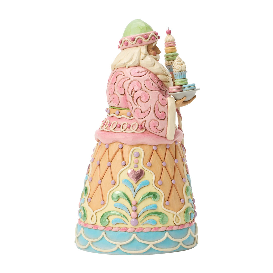 Santa's Sweet Indulgence (Sweets Santa with Macaron Staff)