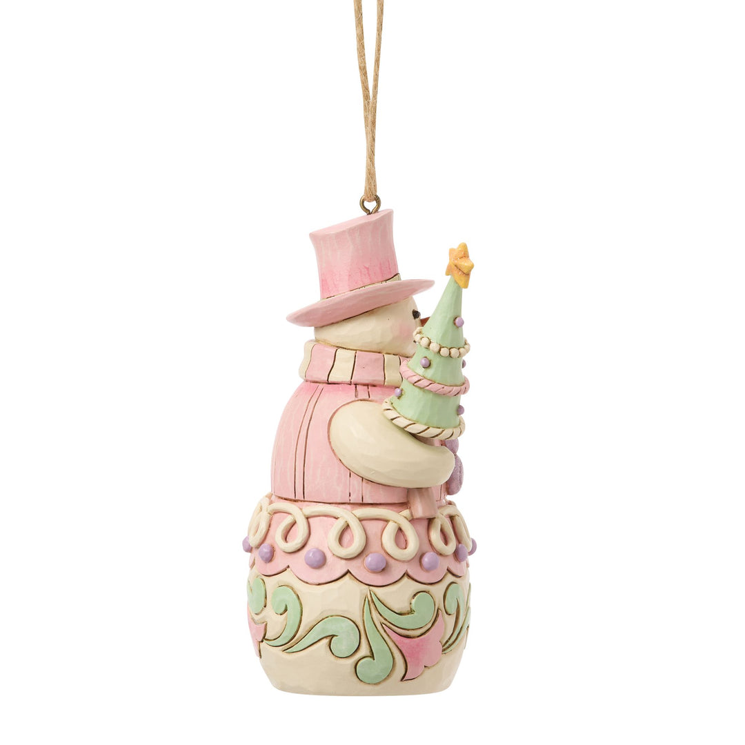 Sweets Snowman with Tree Hanging Ornament