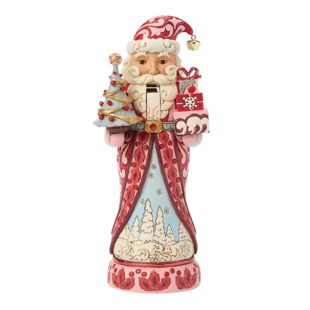 Red & Pink Nutcracker with Tree
