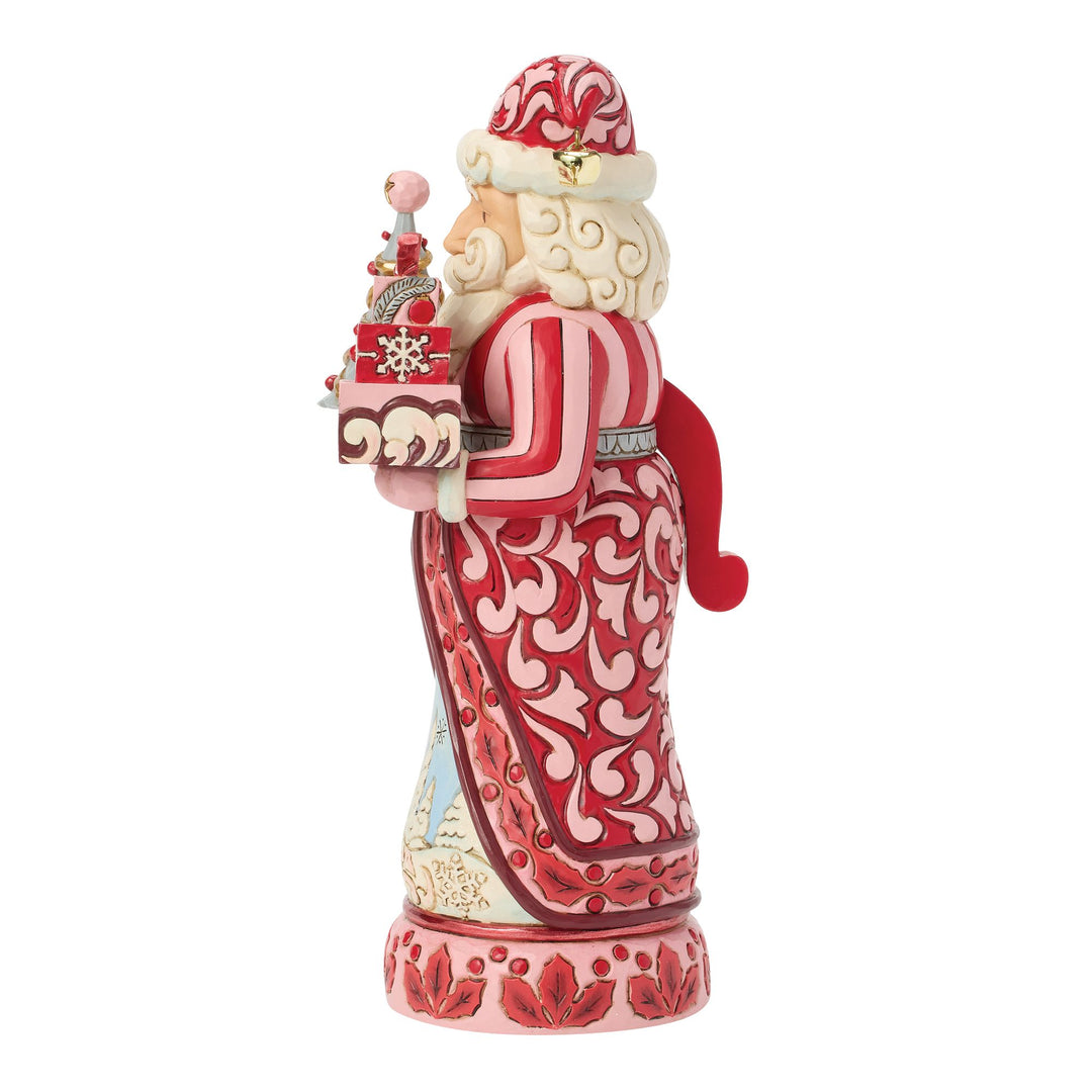 Red & Pink Nutcracker with Tree