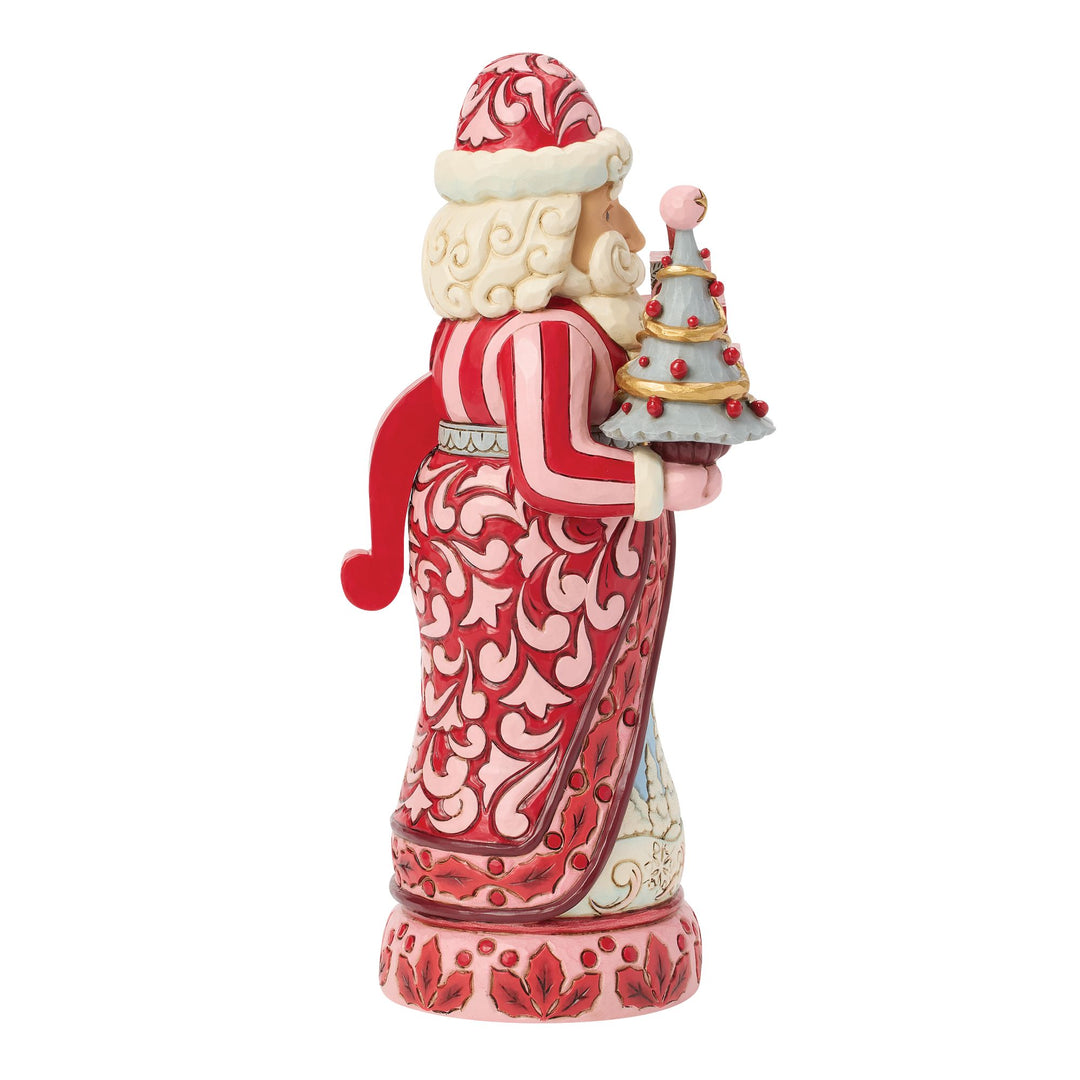 Red & Pink Nutcracker with Tree
