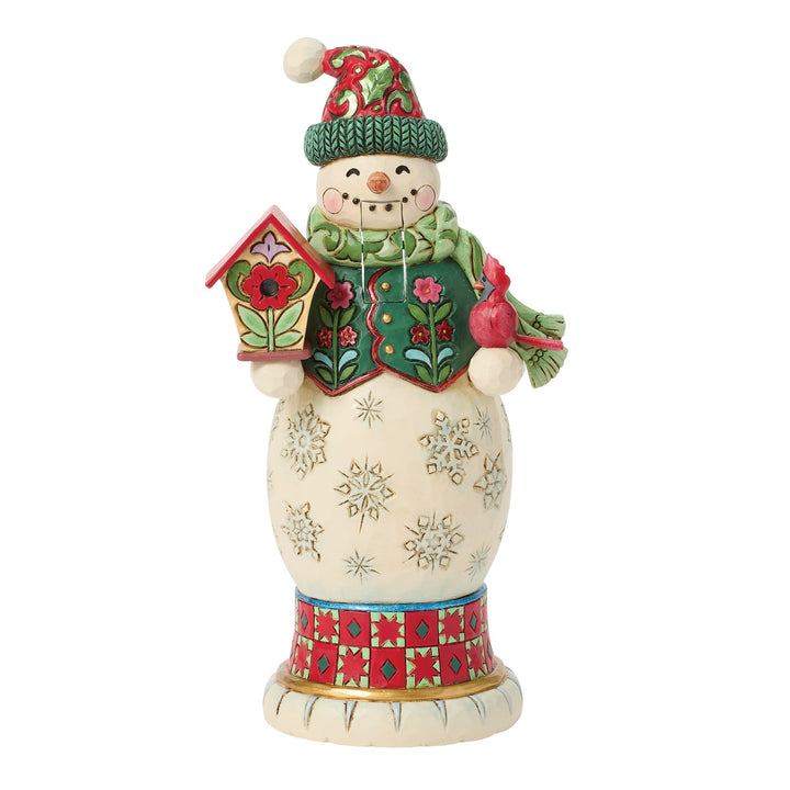 Traditional Snowman Nutcracker
