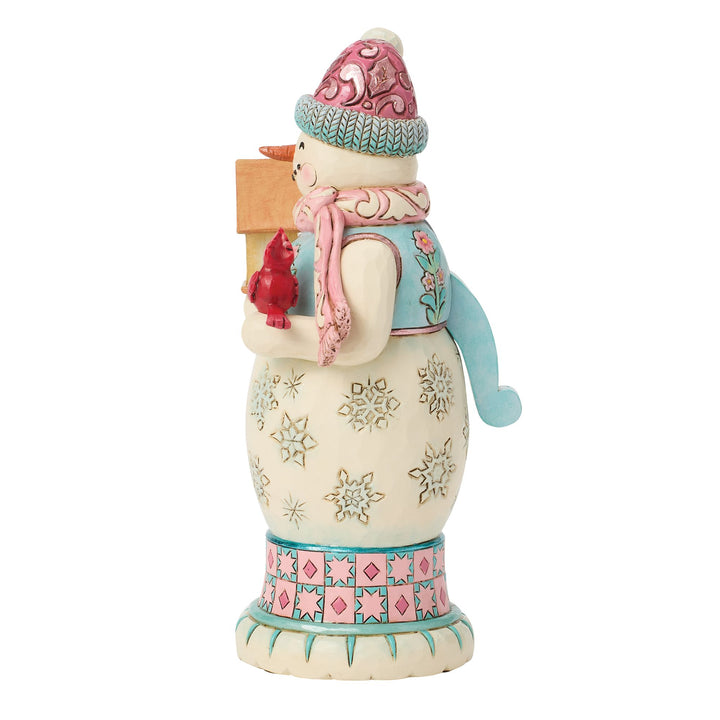 Pastel Snowman Nutcracker
