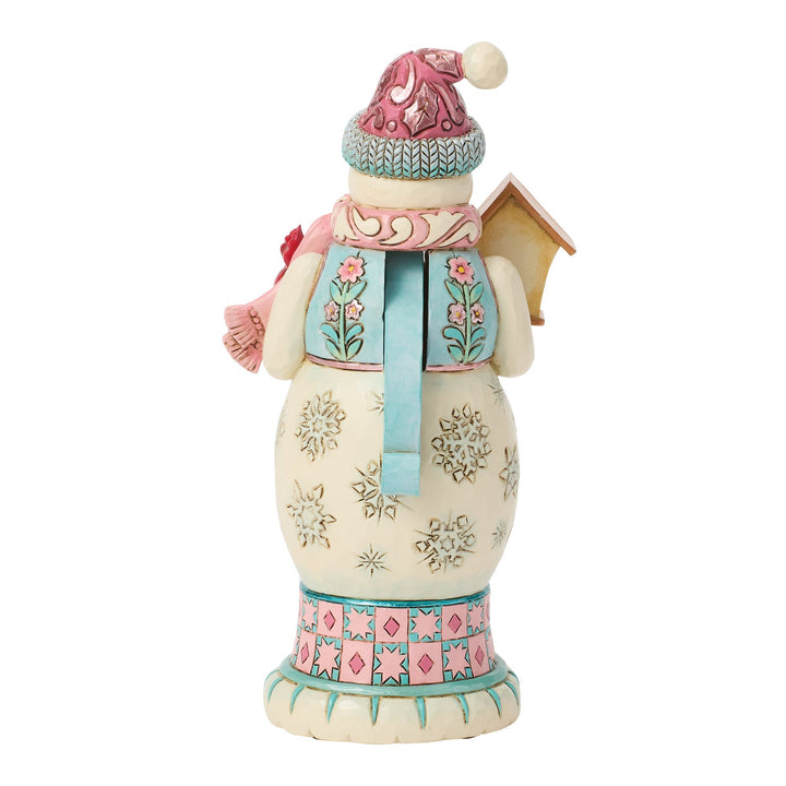 Pastel Snowman Nutcracker