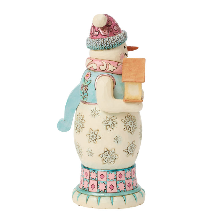 Pastel Snowman Nutcracker