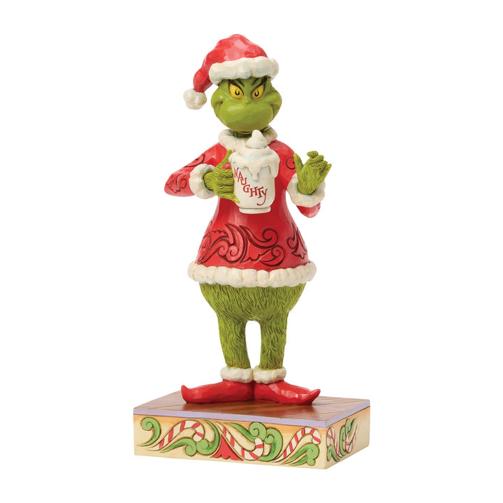 Grinch with Hot Chocolate Mug Figurine