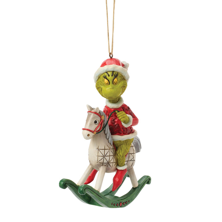 The Grinch on Rocking Horse Hanging Ornament