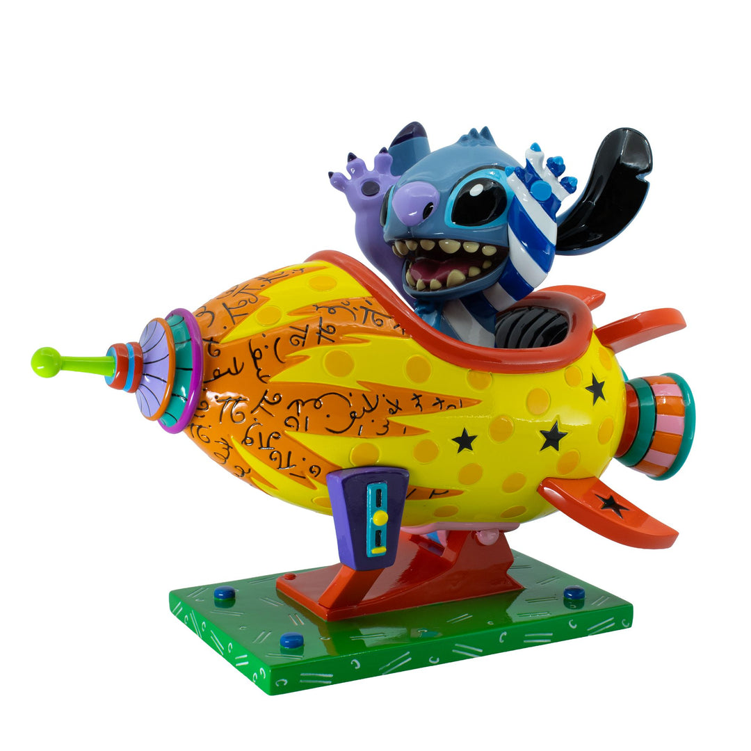 Stitch Rocket Ship Figurine