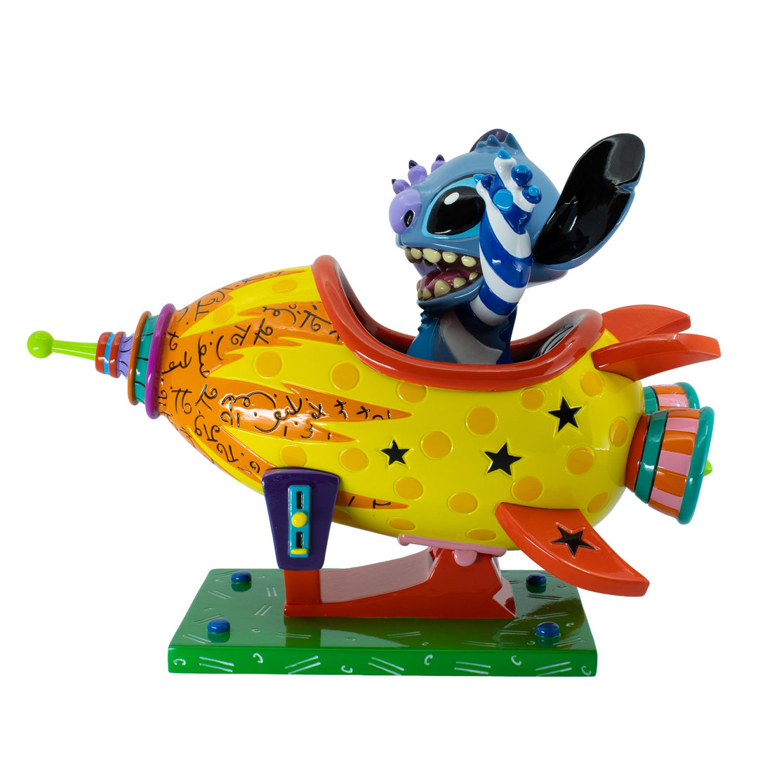 Stitch Rocket Ship Figurine
