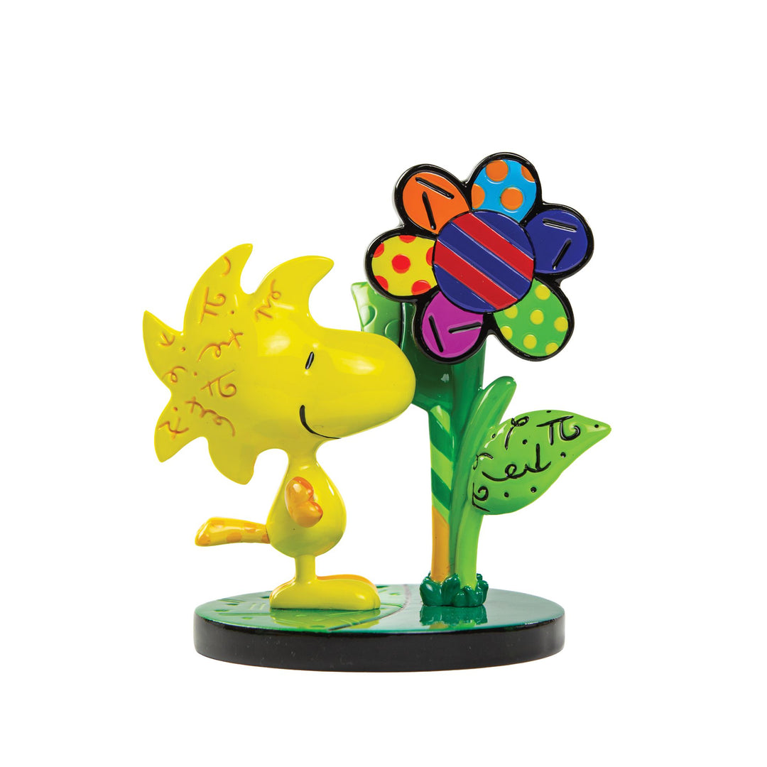Woodstock with Flower Mini Figurine