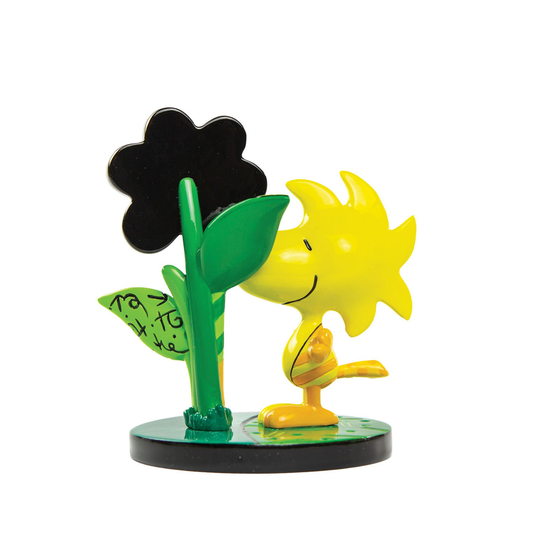 Woodstock with Flower Mini Figurine