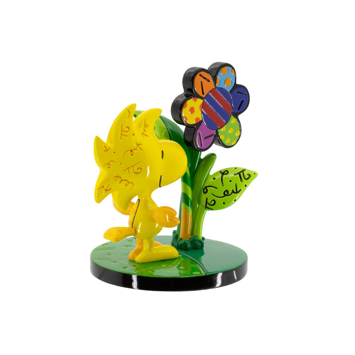 Woodstock with Flower Mini Figurine
